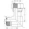 World Wide Fittings Male Flat Face O-Ring to Female Flat Face O-Ring Swivel 90 Degree Elbow 4506X04X06 - alternate 2